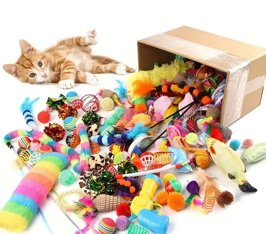Diverse Katten Speelgoed Deluxe Set (20 stuks)